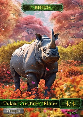 Rhino #4 AI ART